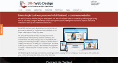 Desktop Screenshot of jrhwebdesign.com